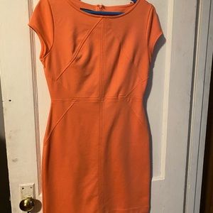 Orange stretchy dress